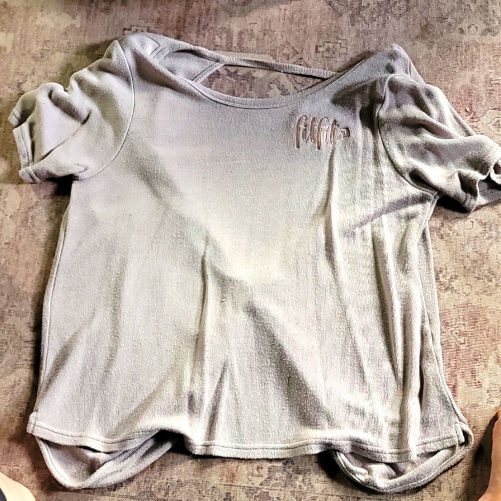 Open back shirt
